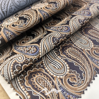 100% Silk Paisley Design