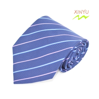 Silk necktie samll strip