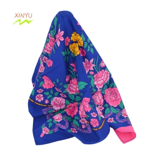 DARK BLUE PINK FLOWER DI