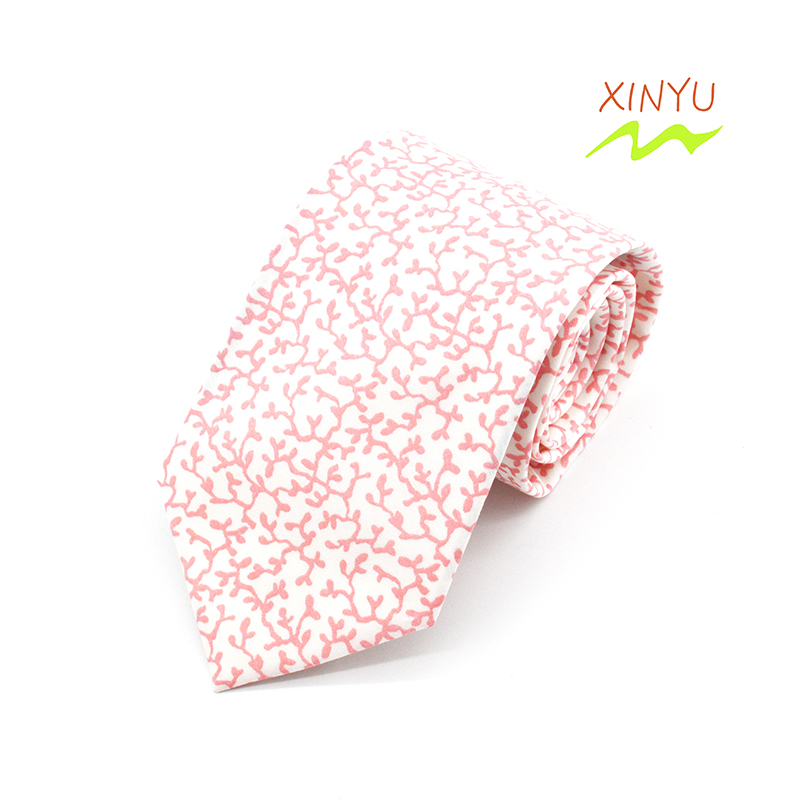 COTTON NECKTIE CUSTOMIZED PRODUCTION PROCESS WAY LOW MOQ SUBLIMATION PRINT TIES 全棉印花领带